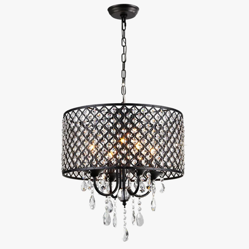 Elegant vintage crystal wall light