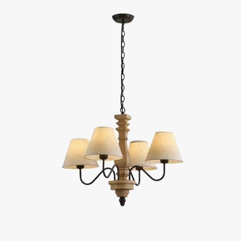 Elegant luminous modern vintage chandelier