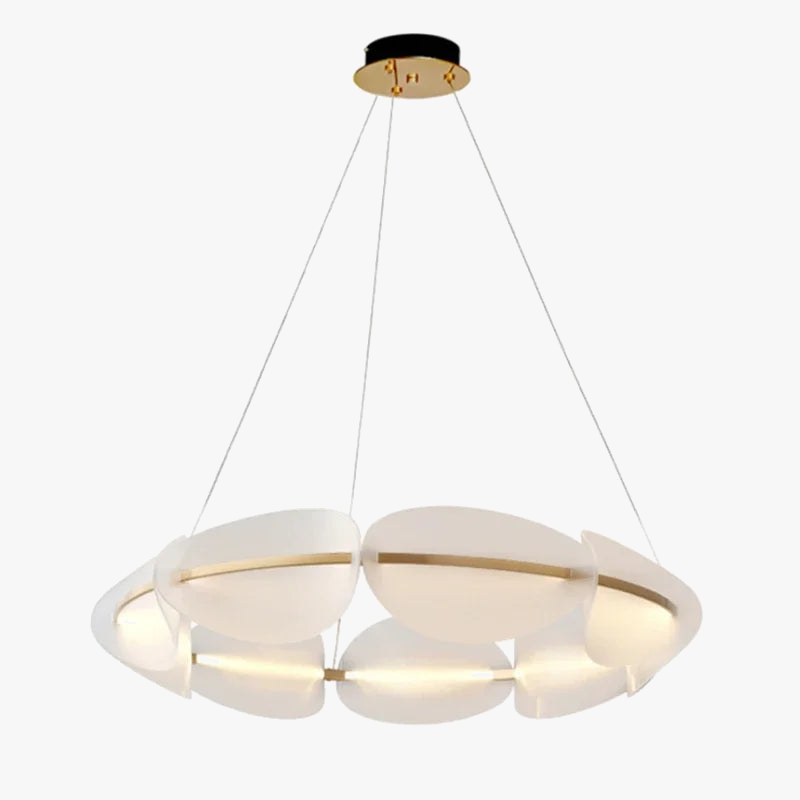 Modern LED Chandeliers Acrylic Pendant for Living Room Bronze Chandelier Bedroom Lighting Hanging Lamps Indoor Lighting