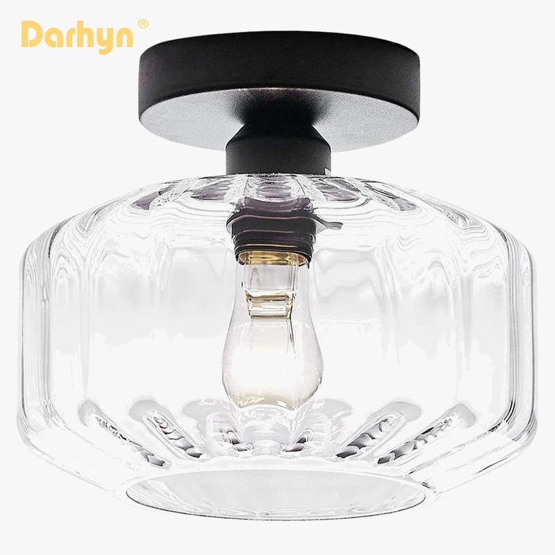 Elegant Nodic transparent ceiling light
