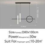 Nordic Led Pendant Lights Dining Table Kitchen Bedroom Foyer Living Room Hotel Restaurant Coffee