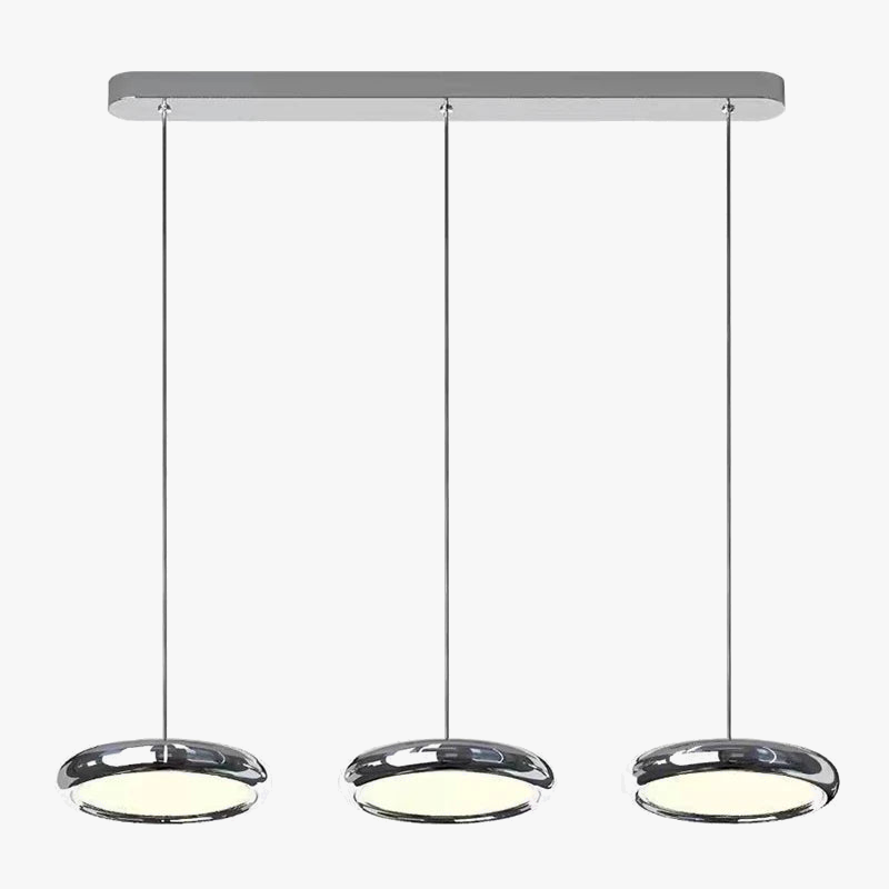Modern Circular Aluminium Chandelier