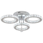 Plafonnier cristal rond