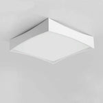 Plafonnier Led Carré Blanc Bords Arrondis Luminaire Chambre