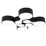 Plafonnier Led Moderne Cercles Imbriqués Luminaire Chambre