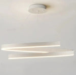 Plafonnier Led Suspendu En Spirale Au Design Moderne | Luminnaire Lucciano Blanc / B: 60 Cm