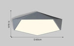 Plafonnier Pour Chambre Adulte Gris / 40Cm