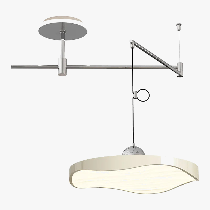 Adjustable Modern LED Chandelier Dining Room Office Study Bedroom Lighting