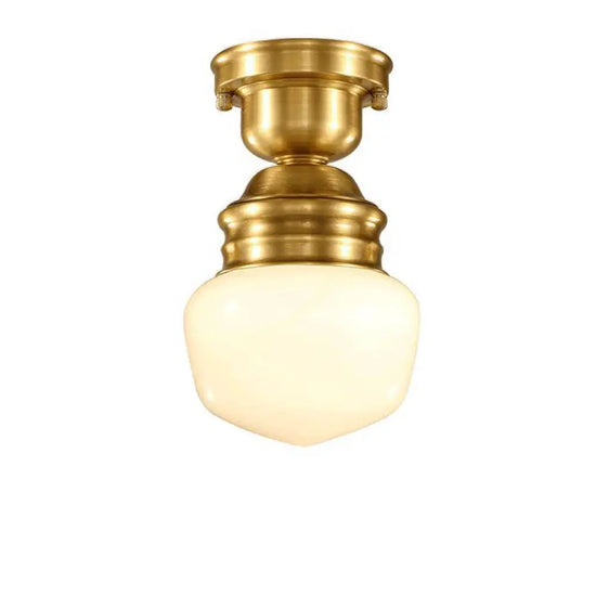 Plafonnier Vintage Doré Luminaire Chambre