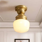 Plafonnier Vintage Doré Luminaire Chambre