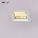 Spot Led Carré Blanc Géométrique Moderne Luminaire Chambre
