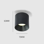 Spot Led Cylindrique Moderne Miya Luminaire Chambre