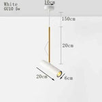 Spot Orientable Doré Avec Tige. Blanc / Froide Luminaire Chambre