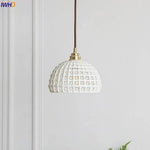 Suspension Abat-Jour Style Japonais Moderne Luminaire Chambre