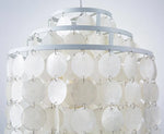 Suspension Cercles Confettis Naturelle Luminaire Chambre