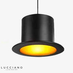 Suspension Chapeau Jazz Aluminium Plat / Froide Luminaire Chambre