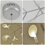 Suspension Design Moderne LED Arbre Doré
