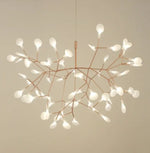 Suspension Design Moderne LED Arbre Doré