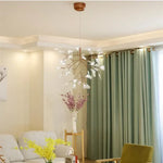 Suspension Design Moderne LED Arbre Doré