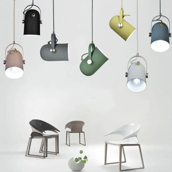 Suspension En Aluminium Colorée Luminaire Chambre
