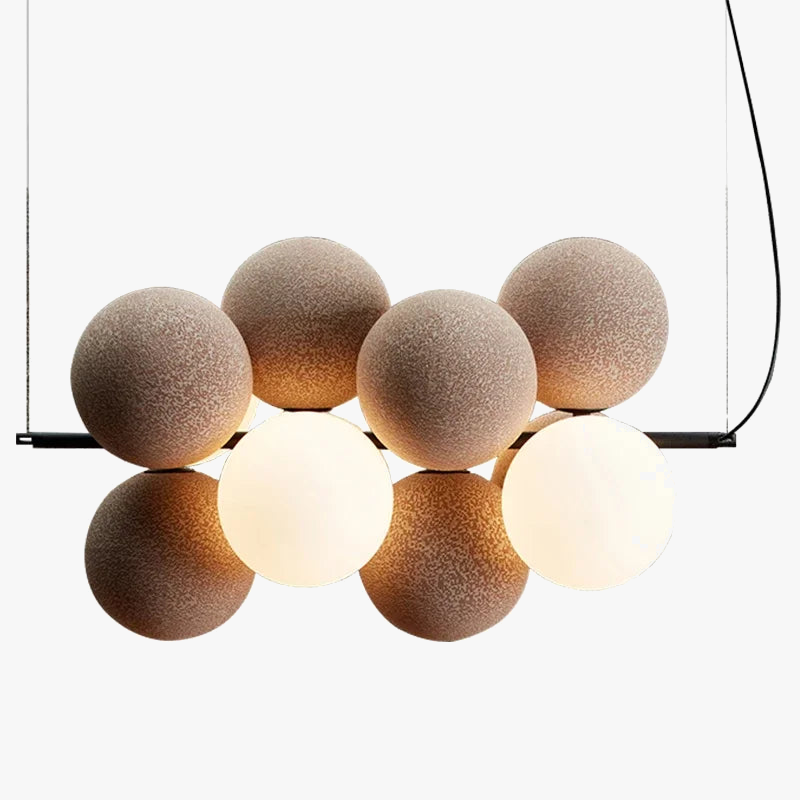 Modern art design Nordic style flannel chandelier