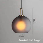Suspension En Verre Formes Loft C - Fumé Luminaire Chambre