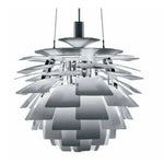 Suspension Florale Colorée Pétales Argenté / 38Cm Luminaire Chambre