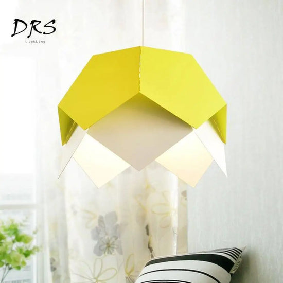 Suspension Géométrique Colorée Leisure Luminaire Chambre