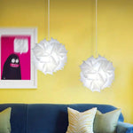 Suspension Led Blanche Style Moma Luminaire Chambre