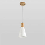 Suspension Led Bois Blanc Scandinave Luminaire Chambre