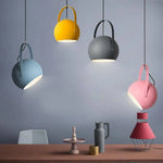 Suspension Led Boule Colourful Métal Luminaire Chambre