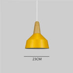 Suspension Led Conique Multiforme Colorée A / Orange Luminaire Chambre