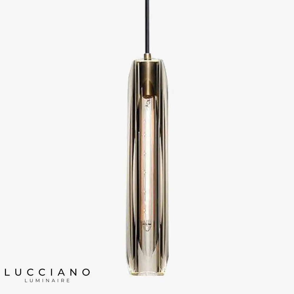 Suspension Led Cristal Allongé Lofty Luminaire Chambre