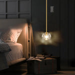 Suspension Led Cristal Ansley Moderne Luminaire Chambre