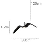 Suspension Led Design Mouettes Seagull A / Noir Luminaire Chambre