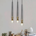 Suspension Led En Verre Shadow Luminaire Chambre