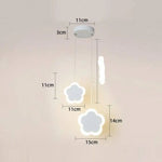 Suspension Led Enfant Formes Variées C / Blanc Froide Luminaire Chambre