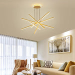Suspension Led Étoile Dorée Moderne Luminaire Chambre