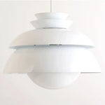 Suspension Led Fleur Blanche Denmark Luminaire Cuivre