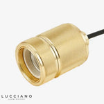 Suspension Led Métal Doré Cylindre A Luminaire Chambre