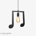 Suspension Led Notes Musicales Luminaire Chambre