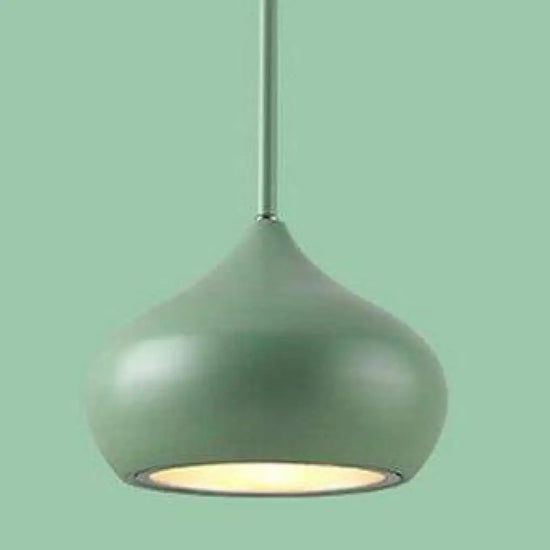 Suspension Led Ovale Multicolore Vert Luminaire Chambre