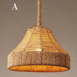 Suspension Led Rustique Cordage Variantes A Luminaire Chambre