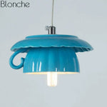 Suspension Led Tasse Inversée Luminaire Chambre