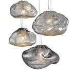 Suspension Marsden En Verre Déformé Luminaire Chambre