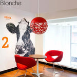 Suspension Moderne Boule Trouée (Multicolore) Luminaire Chambre
