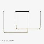 Suspension Moderne Led En Aluminium Hang Luminaire Doré