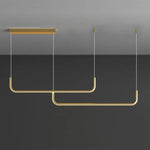 Suspension Moderne Led En Aluminium Hang Luminaire Doré