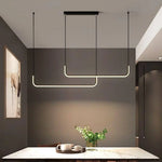 Suspension Moderne Led En Aluminium Hang Luminaire Doré