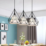 Suspension Nordique Birdcage Design Luminaire Chambre